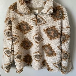 Thread + Supply soft Sherpa pullover